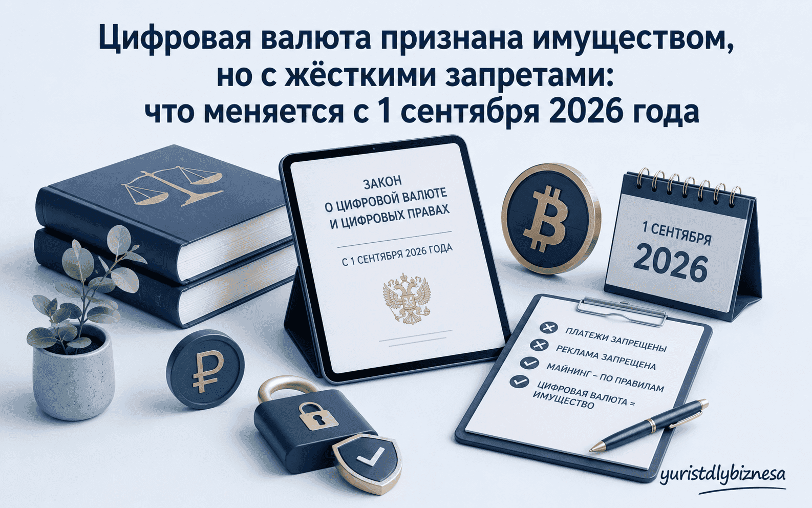 Цифровую валюту в России признали имуществом: что изменится с 1 сентября 2026 года